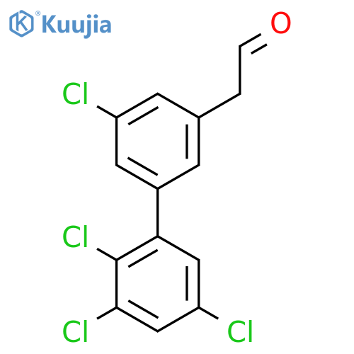 5,2',3',5'-Tetrachlorobiphenyl-3-ethanone structure