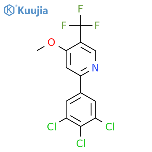 4-Methoxy-2-(3,4,5-trichlorophenyl)-5-(trifluoromethyl)pyridine structure