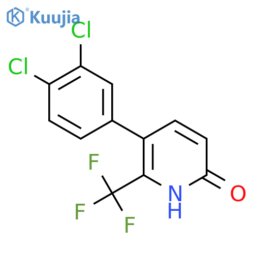 3-(3,4-Dichlorophenyl)-6-hydroxy-2-(trifluoromethyl)pyridine structure
