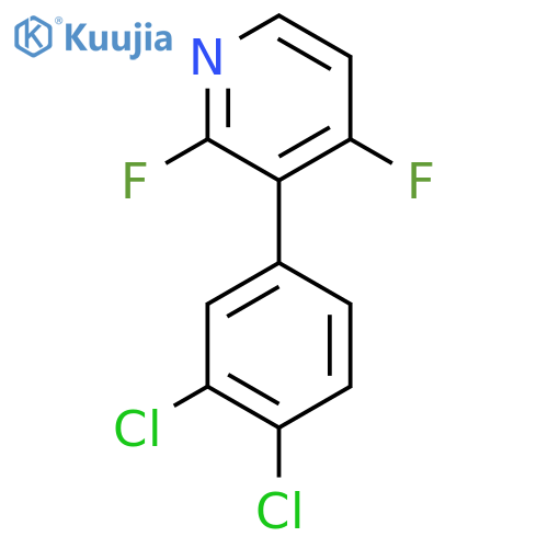 3-(3,4-Dichlorophenyl)-2,4-difluoropyridine structure