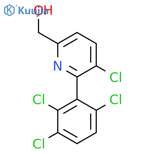 3-Chloro-2-(2,3,6-trichlorophenyl)pyridine-6-methanol structure