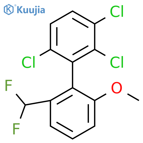 6'-(Difluoromethyl)-2'-methoxy-2,3,6-trichlorobiphenyl structure