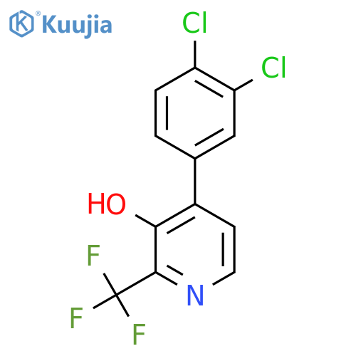 4-(3,4-Dichlorophenyl)-3-hydroxy-2-(trifluoromethyl)pyridine structure
