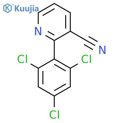 2-(2,4,6-Trichlorophenyl)nicotinonitrile structure