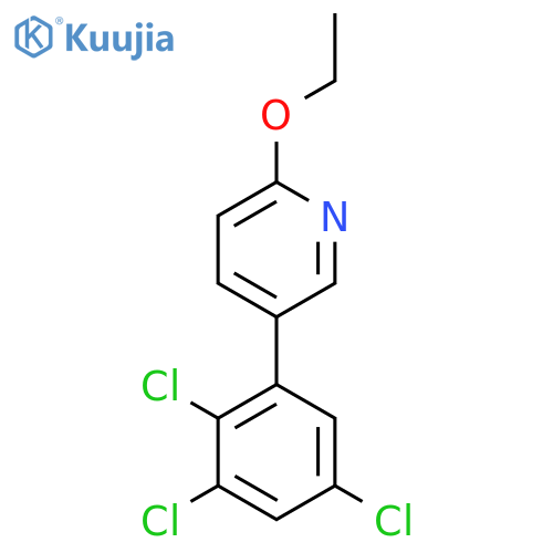 2-Ethoxy-5-(2,3,5-trichlorophenyl)pyridine structure