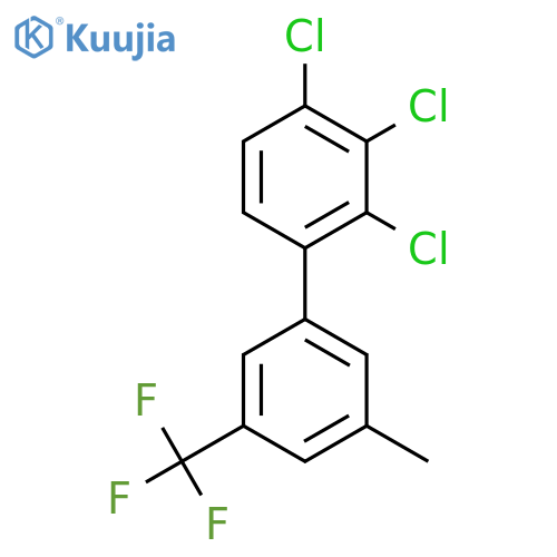 3'-Methyl-2,3,4-trichloro-5'-(trifluoromethyl)biphenyl structure