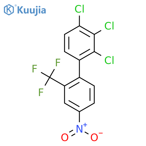 4'-Nitro-2,3,4-trichloro-2'-(trifluoromethyl)biphenyl structure