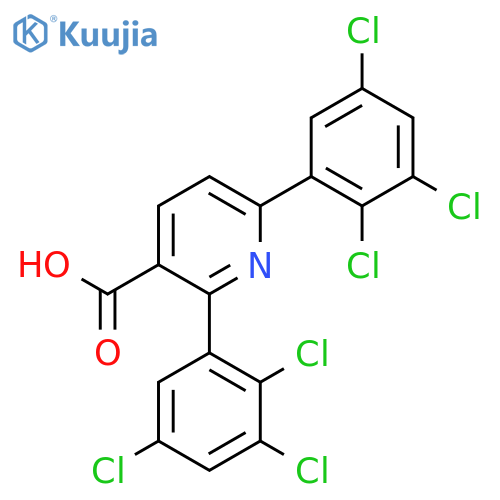 2,6-Bis(2,3,5-trichlorophenyl)nicotinic acid structure