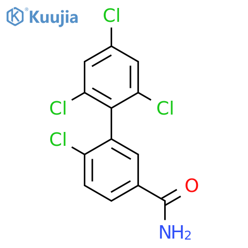 6,2',4',6'-Tetrachlorobiphenyl-3-carboxylic acid amide structure