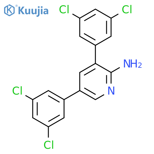 2-Amino-3,5-bis(3,5-dichlorophenyl)pyridine structure