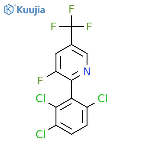 3-Fluoro-2-(2,3,6-trichlorophenyl)-5-(trifluoromethyl)pyridine structure