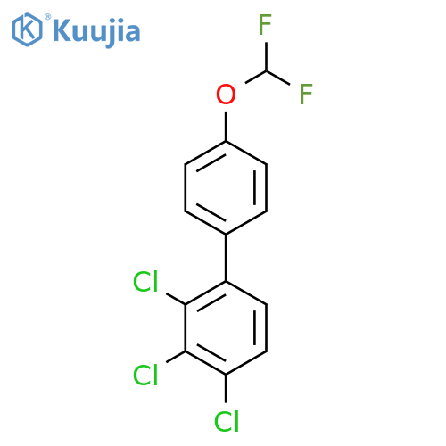 4'-(Difluoromethoxy)-2,3,4-trichlorobiphenyl structure