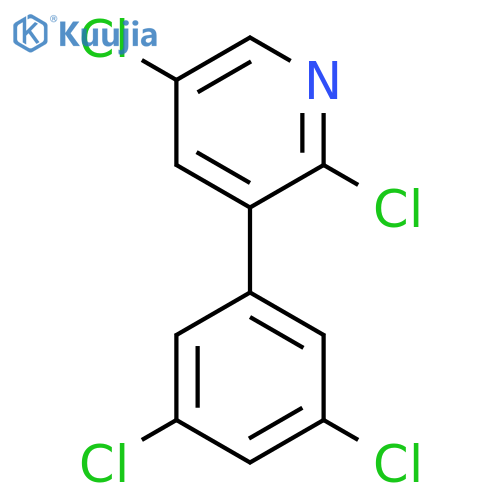 2,5-Dichloro-3-(3,5-dichlorophenyl)pyridine structure