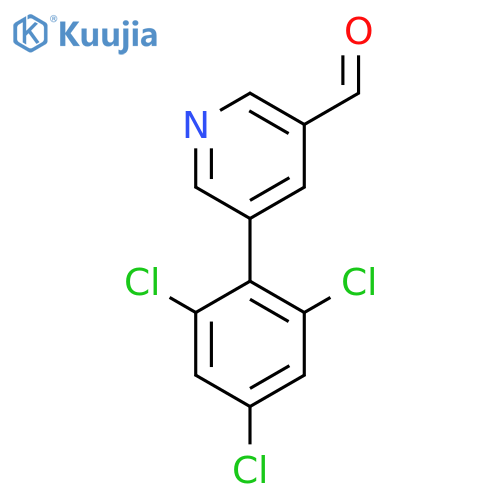 5-(2,4,6-Trichlorophenyl)nicotinaldehyde structure