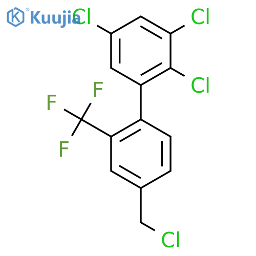 4'-(Chloromethyl)-2,3,5-trichloro-2'-(trifluoromethyl)biphenyl structure