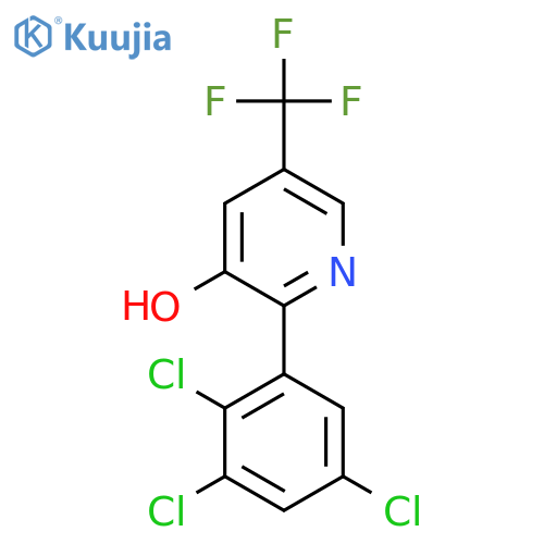 3-Hydroxy-2-(2,3,5-trichlorophenyl)-5-(trifluoromethyl)pyridine structure