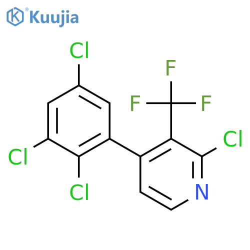 2-Chloro-4-(2,3,5-trichlorophenyl)-3-(trifluoromethyl)pyridine structure