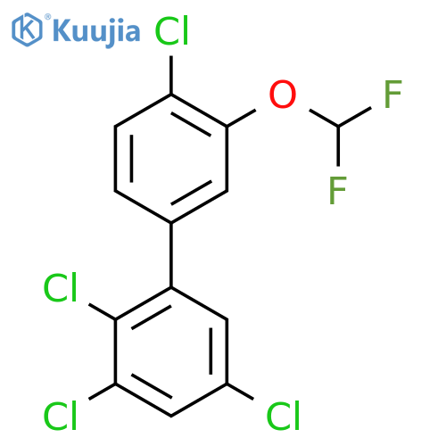 3'-(Difluoromethoxy)-2,3,5,4'-tetrachlorobiphenyl structure