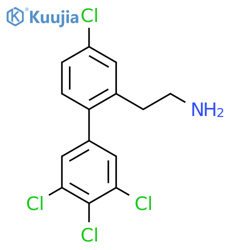 4,3',4',5'-Tetrachlorobiphenyl-2-ethylamine structure