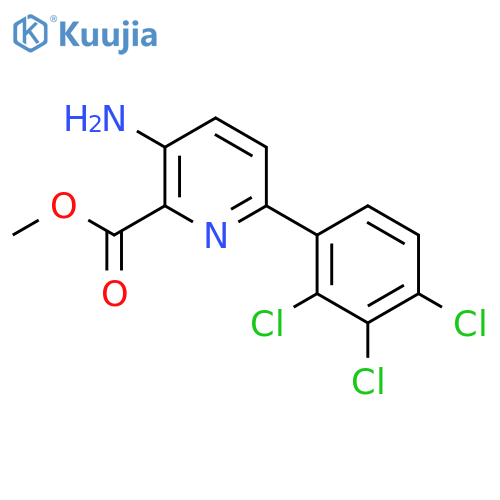 Methyl 3-amino-6-(2,3,4-trichlorophenyl)picolinate structure