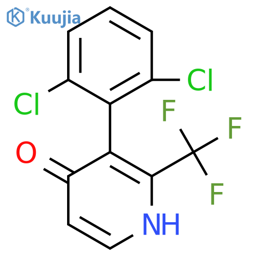 3-(2,6-Dichlorophenyl)-4-hydroxy-2-(trifluoromethyl)pyridine structure
