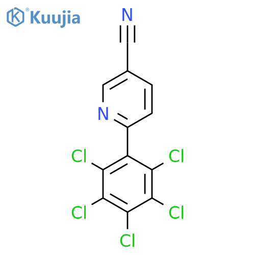 6-(Perchlorophenyl)nicotinonitrile structure