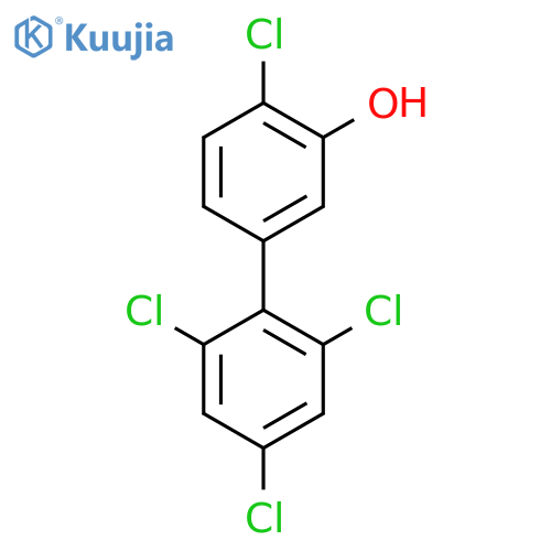 3-Hydroxy-4,2',4',6'-tetrachlorobiphenyl structure