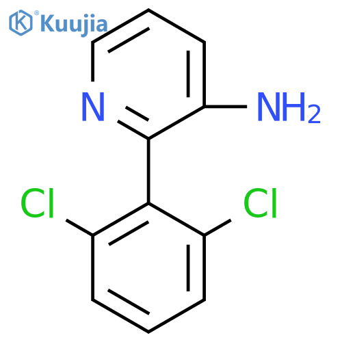 3-Amino-2-(2,6-dichlorophenyl)pyridine structure