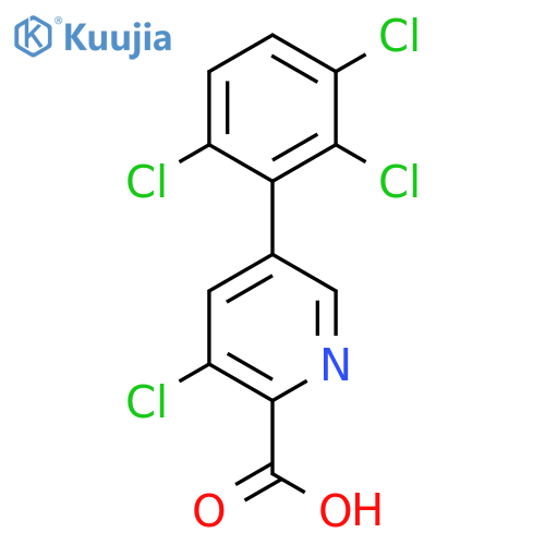 3-Chloro-5-(2,3,6-trichlorophenyl)picolinic acid structure