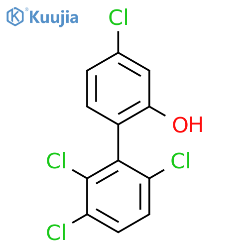 2-Hydroxy-4,2',3',6'-tetrachlorobiphenyl structure