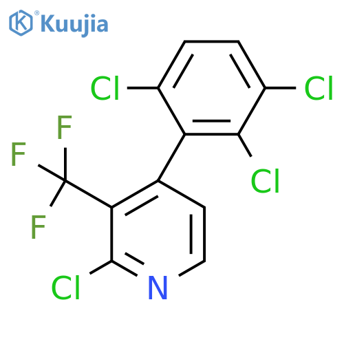 2-Chloro-4-(2,3,6-trichlorophenyl)-3-(trifluoromethyl)pyridine structure