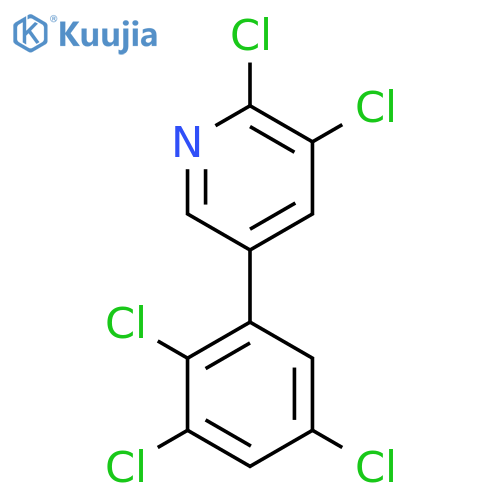 2,3-Dichloro-5-(2,3,5-trichlorophenyl)pyridine structure
