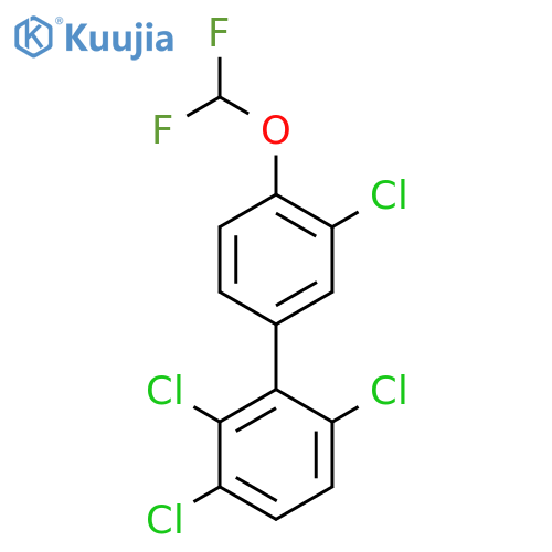 4'-(Difluoromethoxy)-2,3,6,3'-tetrachlorobiphenyl structure