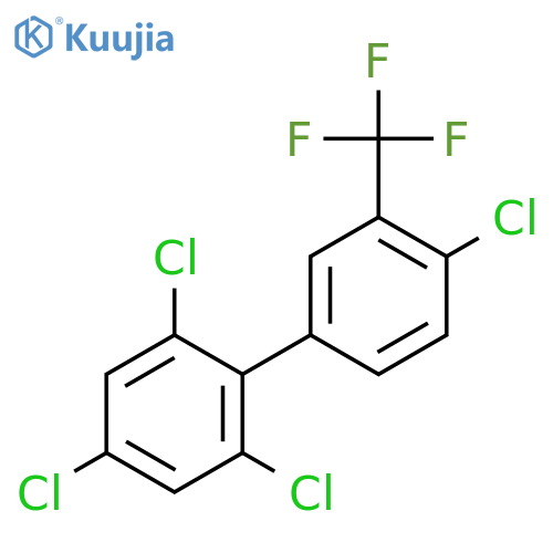 2,4,6,4'-Tetrachloro-3'-(trifluoromethyl)biphenyl structure