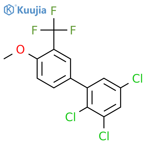4'-Methoxy-2,3,5-trichloro-3'-(trifluoromethyl)biphenyl structure