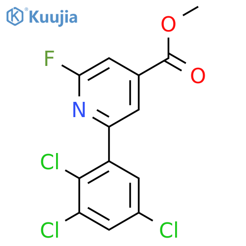Methyl 2-fluoro-6-(2,3,5-trichlorophenyl)isonicotinate structure