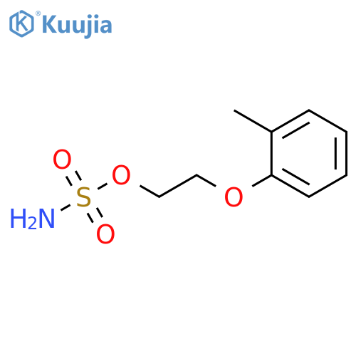 Sulfamic acid, 2-(2-methylphenoxy)ethyl ester structure