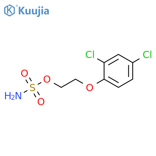 Sulfamic acid, 2-(2,4-dichlorophenoxy)ethyl ester structure