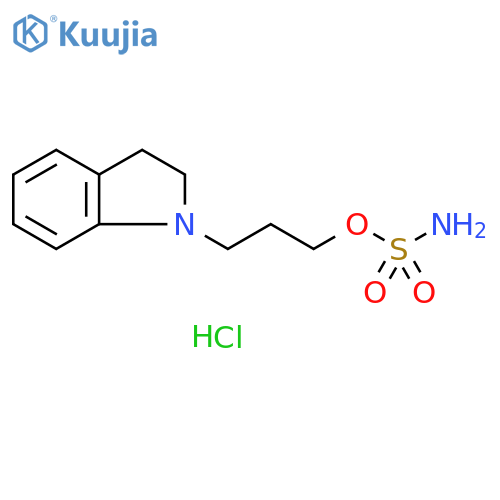 Sulfamic acid, 3-(2,3-dihydro-1H-indol-1-yl)propyl ester, monohydrochloride (9CI) structure