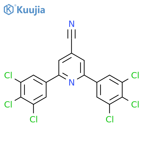 2,6-Bis(3,4,5-trichlorophenyl)isonicotinonitrile structure