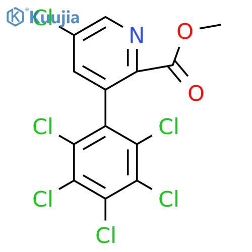 Methyl 5-chloro-3-(perchlorophenyl)picolinate structure