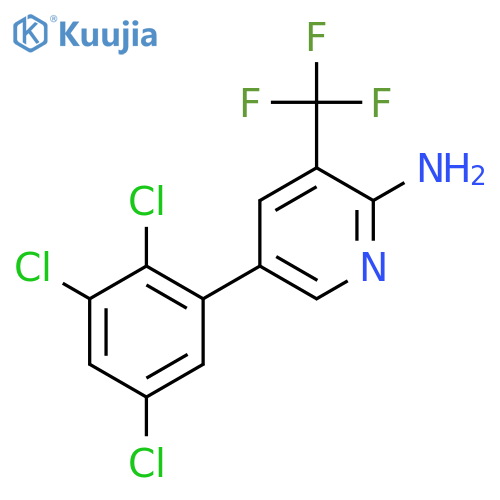 2-Amino-5-(2,3,5-trichlorophenyl)-3-(trifluoromethyl)pyridine structure