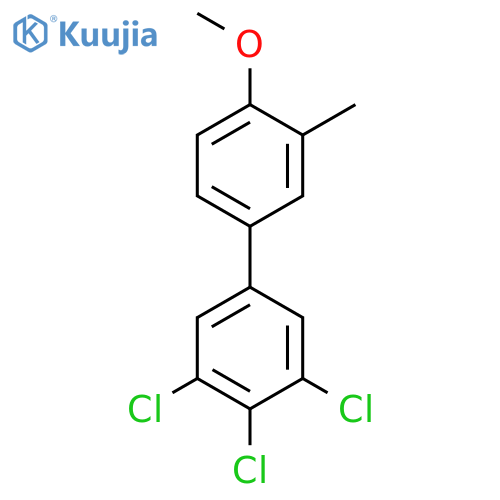 4'-Methoxy-3'-methyl-3,4,5-trichlorobiphenyl structure