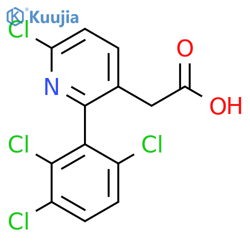 6-Chloro-2-(2,3,6-trichlorophenyl)pyridine-3-acetic acid structure