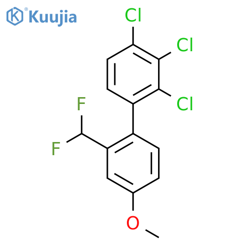 2'-(Difluoromethyl)-4'-methoxy-2,3,4-trichlorobiphenyl structure