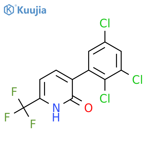 2-Hydroxy-3-(2,3,5-trichlorophenyl)-6-(trifluoromethyl)pyridine structure