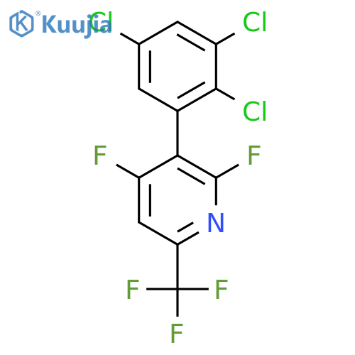 2,4-Difluoro-3-(2,3,5-trichlorophenyl)-6-(trifluoromethyl)pyridine structure