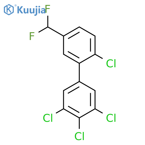 5'-(Difluoromethyl)-3,4,5,2'-tetrachlorobiphenyl structure