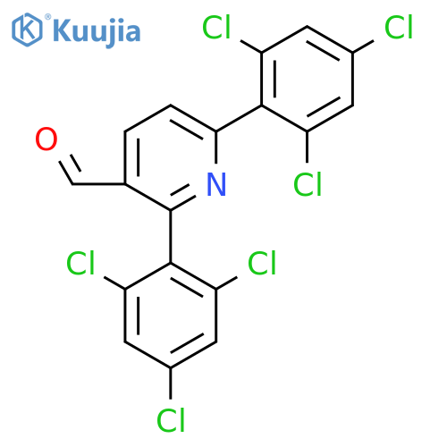 2,6-Bis(2,4,6-trichlorophenyl)nicotinaldehyde structure
