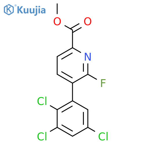 Methyl 6-fluoro-5-(2,3,5-trichlorophenyl)picolinate structure